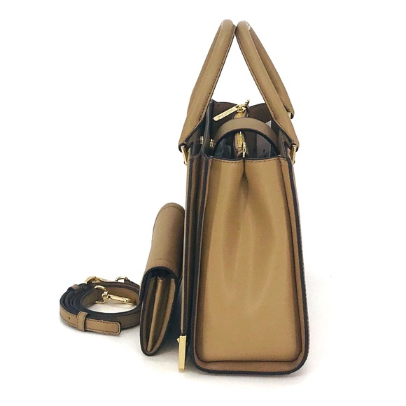 2PCS Michael Kors Kinsley Accordion Satchel Wallet - Picture 3 of 8